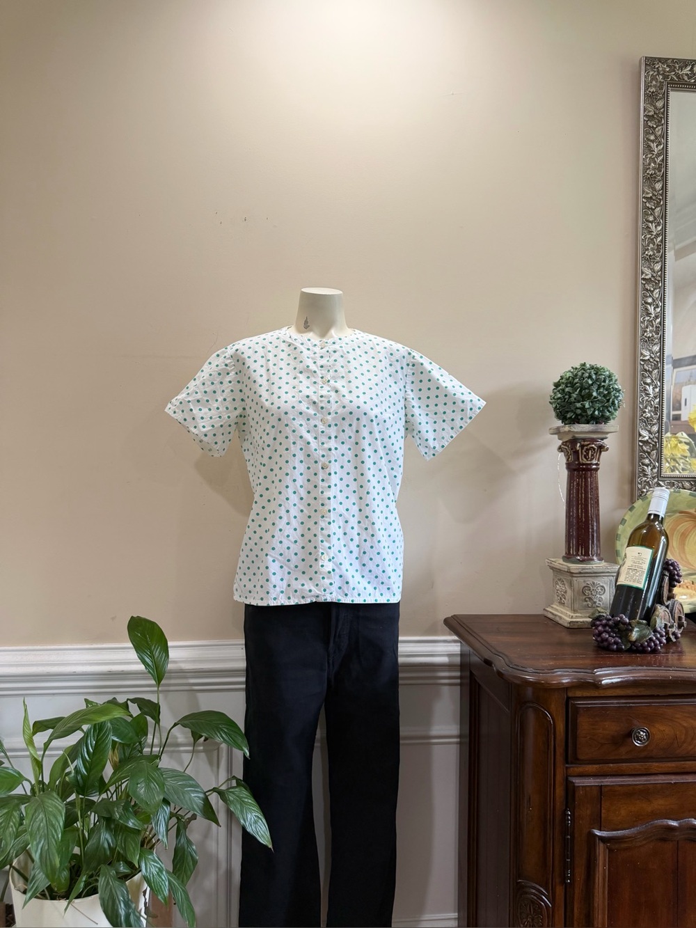 Vintage Silver Fern White Short-Sleeve Button Shirt - Made in New Zealand